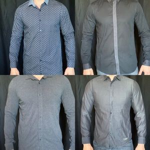 Bundle of 4 men's size medium dress shirts